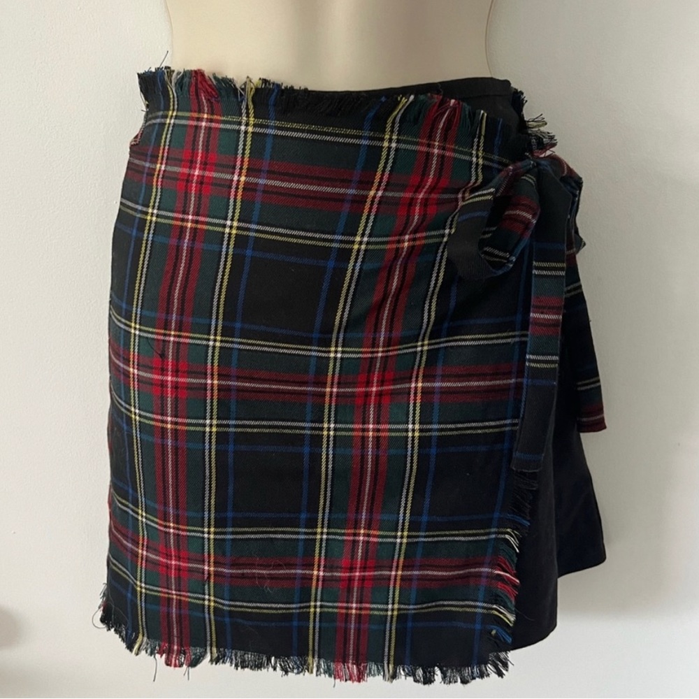 NWT Seek the label Plaid Mini Skirt